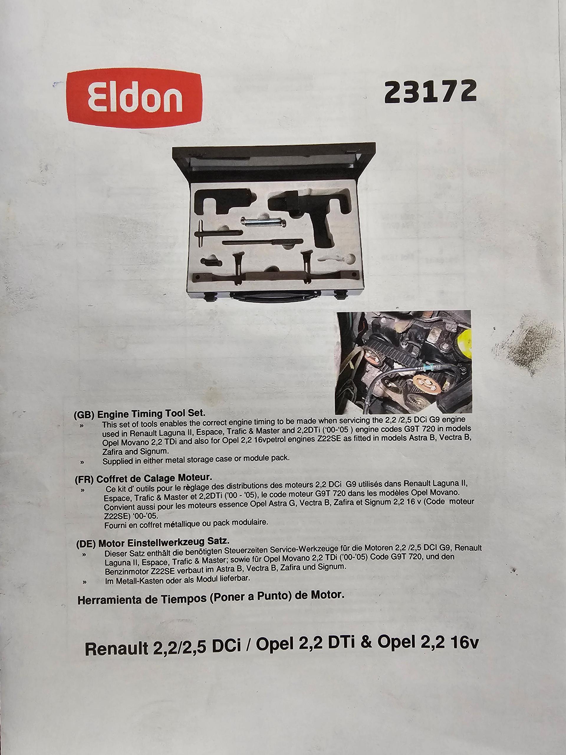 Renault2,2/2,5DCi/Opel 2,2DTi & Opel 2,2