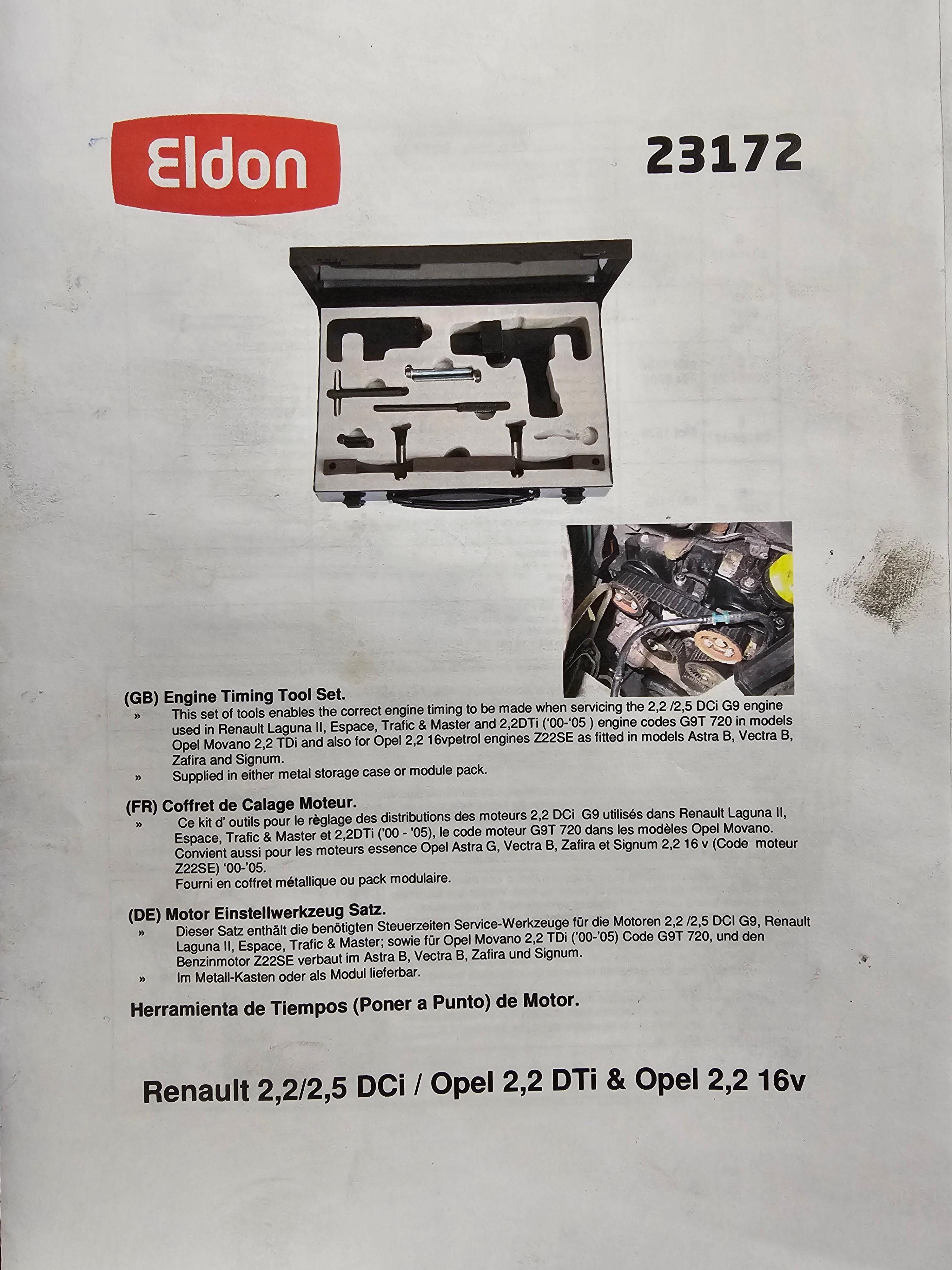 Renault2,2/2,5DCi/Opel 2,2DTi & Opel 2,2